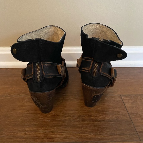 Freebird by Steven Black and Brown Ankle Booties - Picture 3 of 7